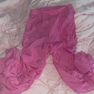 Ruched Toggle Drawstring WindBreaker joggers